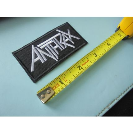 ANTHRAX IRON-ON PATCH! Brand New! $9.00 Shipped!! HARD ROCKERS, show your loyal