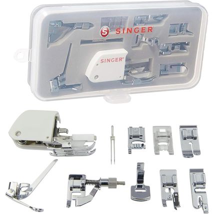 SINGER 9 Presser Feet Sewing Machine Accessory Kit Set Suitable for Household Mu