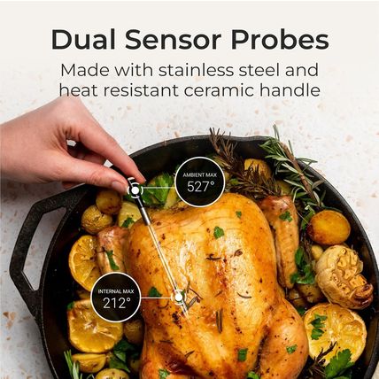 MEATER Plus: Smart Bluetooth Wireless Meat Thermometer Digital | BBQ, Grill, Ove