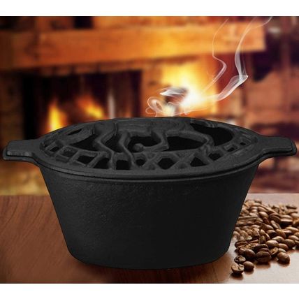 Fire Beauty Woodstove Steamer Stove Humidifier Cast Iron Lattice Top Rust Resist