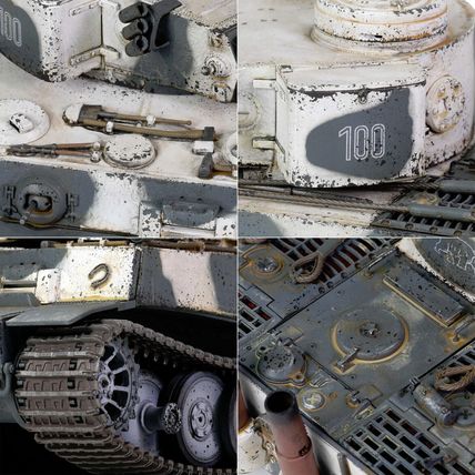 SD.KFZ.181 PZKPFW VI TIGER 1 GERMAN ARMY 1943 - FORCES OF VALOR FOV912042B 1/32