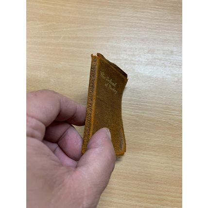 RARE* c1920s ALICE MEYNELL "THE SCHOOL OF POETRY" MINIATURE LEATHER BOOK (LL)