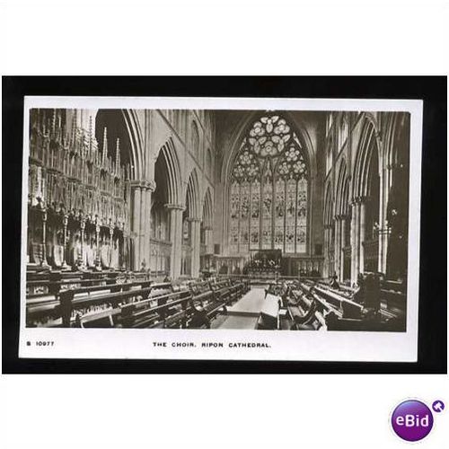 Yorkshire RIPON Cathedral Postcard by Kingsway (S 10977)