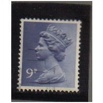 1976 GB 9P VIOLET F/U SG X883