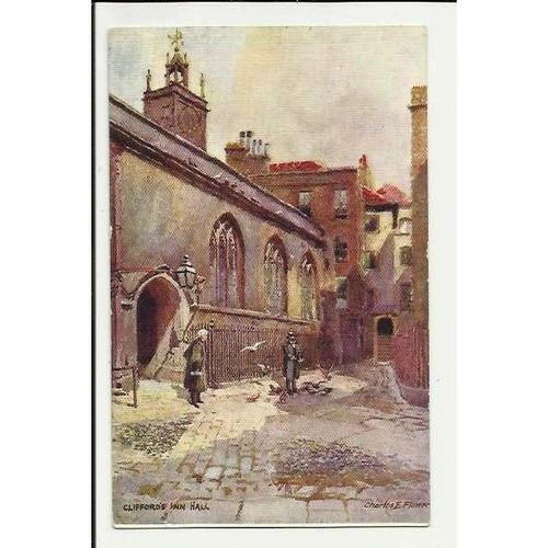 1537 LONDON Clifford's Inn Hall Tuck Oilette Postcard