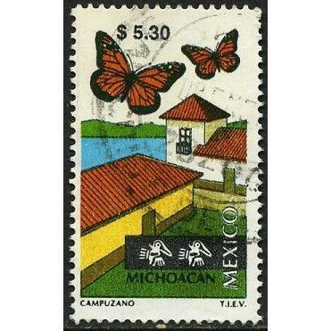 1990's Butterflies $5.30 - fine used (o)