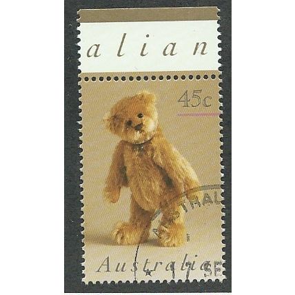 AUS 1997 45c 'DOLLS AND TEDDY BEARS' FINE USED (EBID38-573)