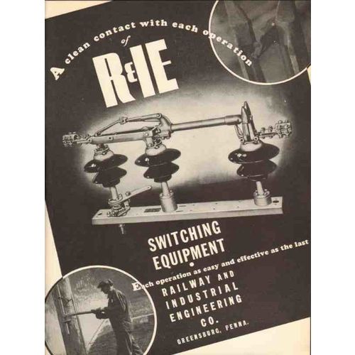 railway industrial engineering company 1936 clean contact vintage ad