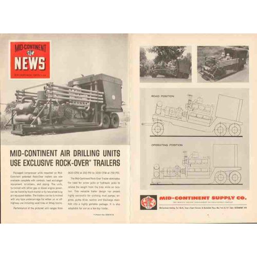 mid-continent supply company 1962 air drilling units oil vintage ad