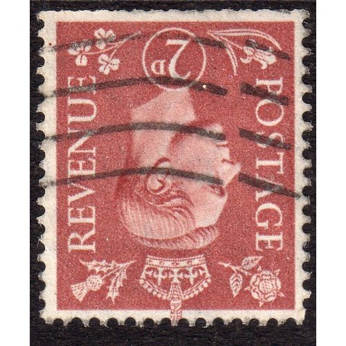 Sg506wi 2d Pale Red-Brown wmk inverted fine used (G208)