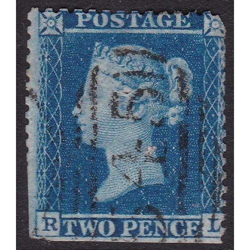 Great Britain 1855 / 57 - SG34 or SG35 - 2d blue "RL" - used (ref 168)