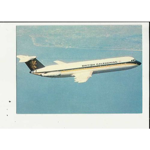 Aviation BRITISH CALEDONIAN 1-11 200 Postcard by Dixon (PNA/ 21678)