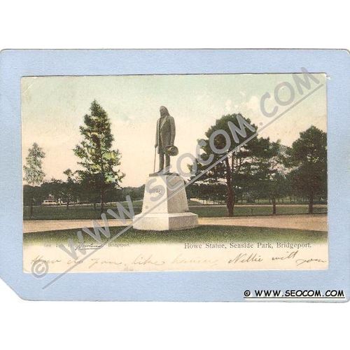 CT Bridgeport Howe Statue Seaside Park ct_box1~178