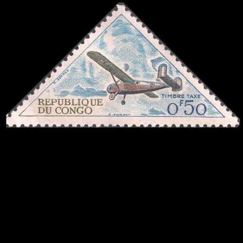 CONGO, AIR, Holste Broussard MH-152, blue 1961, 0.50F