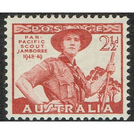 Australia 1948 Pan Pacific Scout Jamboree 2½d Lake SG227 UM
