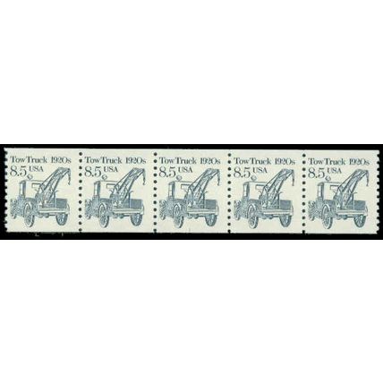 2129 8.5c Tow Truck Fine MNH Dry Gum PNC 1/5 P0185