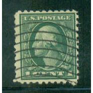 Used 424 1c George Washington Just Clears A09211