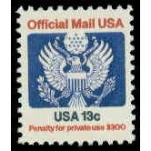 O129 13c Eagle Fine MNH G0536
