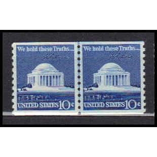 1520 10c Jefferson Memorial Fine MNH CLP CA0081