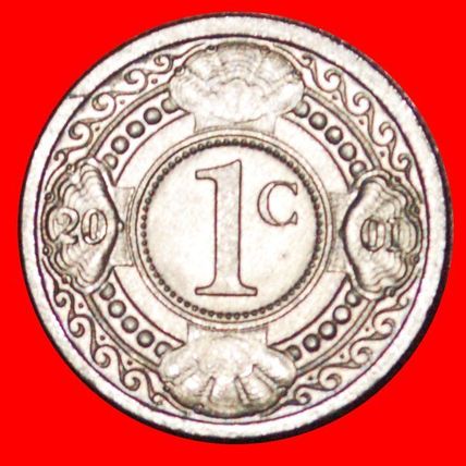 ORANGE & SHELLS 1989-2016: NETHERLANDS ANTILLES★1 CENT 2001★LOW START★NO RESERVE
