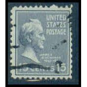 Used 820 15c James Buchanan Fine M08025