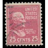Used 829 25c William McKinley Fine M08120