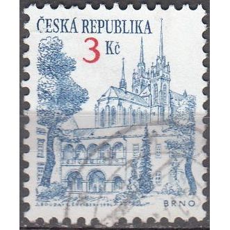 Ceska Republika 1994 Michel 35 O Cote (2009) 0.30 € Vue de Brno Cachet rond