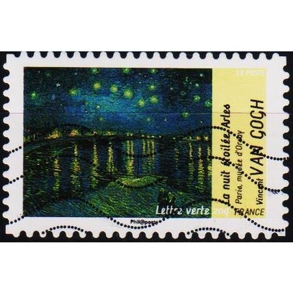 France. Date? 20g letter (Night Scene) Used
