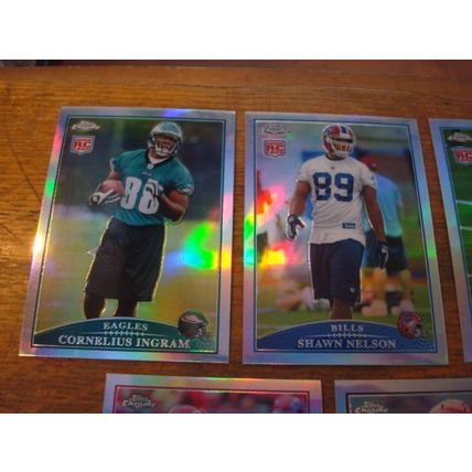 2009, 5-Cards, Topps Chrome Refractors,