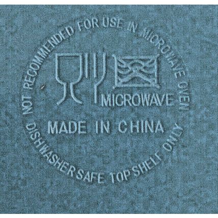 Melamine Divided Trays 6 Heavy duty Blue Top Aqua Bottom Color Camping Picnic
