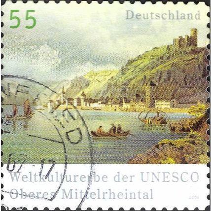 GERMANY, Rhine Valley, World Heritage, green 2007, 0.55, #5