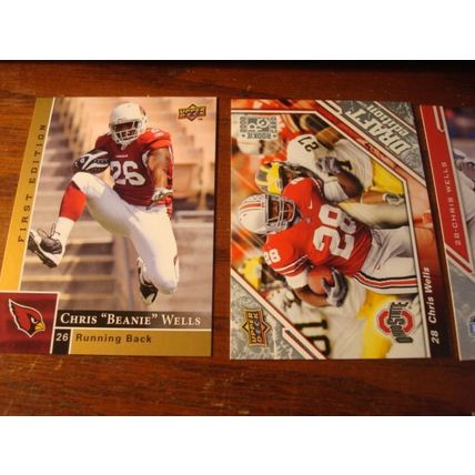 2009, 10-Rc Cards, BEANIE WELLS, Cardinals