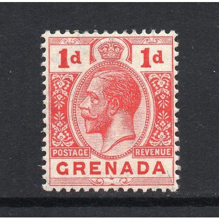 Grenada - 1913-22 - 1d Red (sg91) Mint Hinged