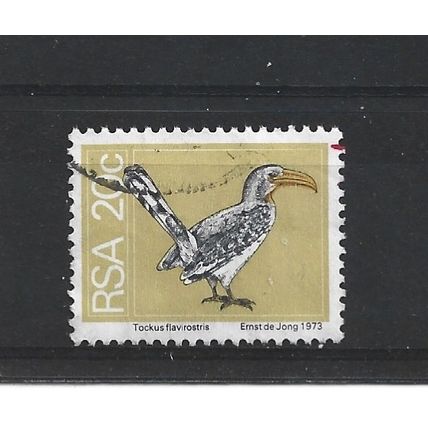 SouthAfrica.SG359 20c Yellow-billed Hornbill.Fine Used.Sep25e