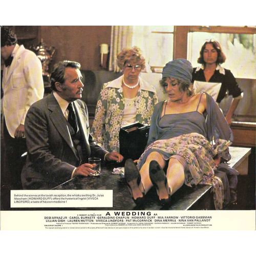 A WEDDING Mia Farrow, Geraldine Chaplin 1978 F-O-H Stills Set (8)
