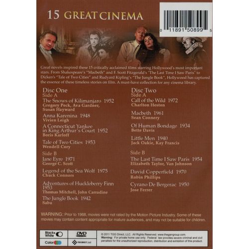 Great Cinema - 15 Films (DVD) NEW