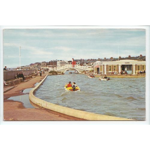 The Boating Lake Hunstanton Norfolk 1968 Postcard 13762