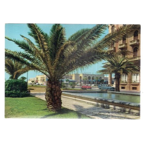 PUCCINI SQUARE, VIAREGGIO, ITALY. unused vintage postcard =