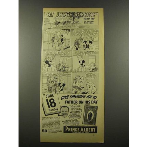 1939 Prince Albert Tobacco Ad - Trailer Trip Back home