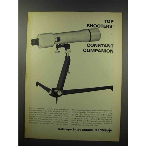 1967 Bausch & Lomb Balscope Ad - Top Shooters