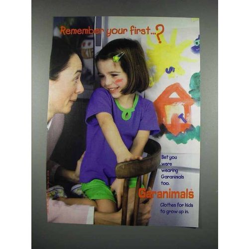 1999 Garanimals Fashion Ad - Remember