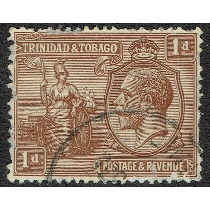 Trinidad & Tobago 1922 1d Brown SG219 GU