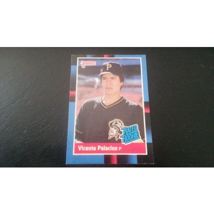 1988 Donruss Card # 045 Vicente Palacios Rated Rookie VG (3) Pittsburgh Pirates