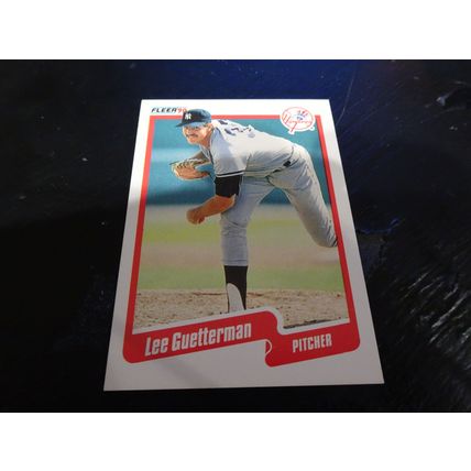 1990 Fleer Card # 443 Lee Guetterman Excellent (5) New York Yankees