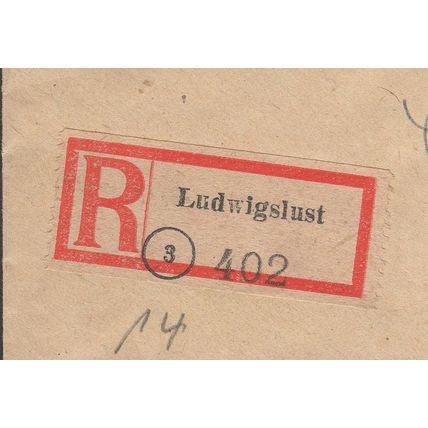 Mecklenburg-Vorpommern 1946, Soviet Occupation Cover. Used. Mi #929a (two), 33yd