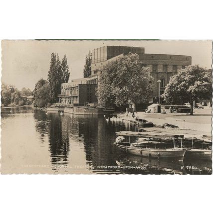 VALENTINES RP POSTCARDSHAKESPEARE MEMORIAL THEATRE STRATFORD ON AVON 1956 - 233