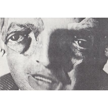 Stephen Jones Crush Male Brain Leatherface Photo Art Postcard