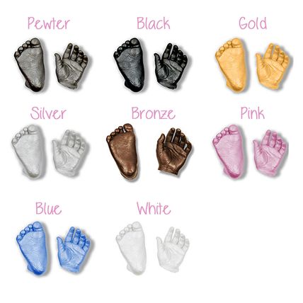 New Baby Casting Kit 3D Plaster Hand Print Footprint Foot Shower Newborn Gift