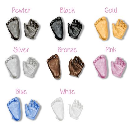 New Baby Casting Kit 3D Plaster Hand Print Footprint Foot Shower Newborn Gift