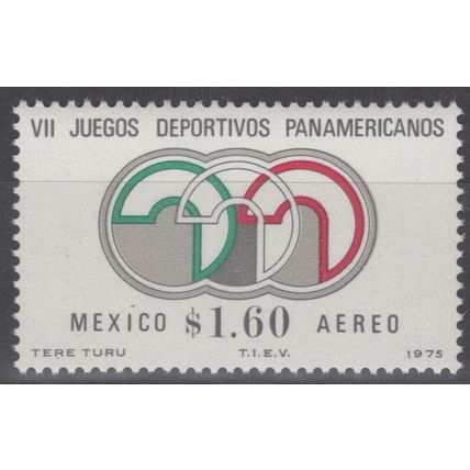 ZAYIX - Mexico C468 MNH Pan American Games Emblem Sports 071522S50M